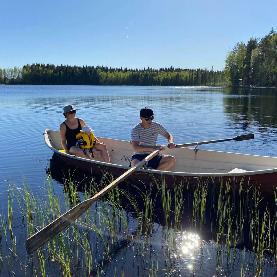 Private Lakeside Holiday Property In Nature Kankaanpää 외부 사진
