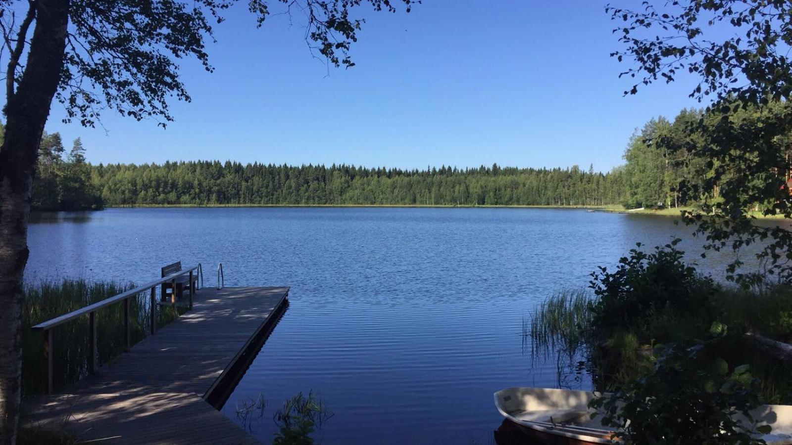 Private Lakeside Holiday Property In Nature Kankaanpää 외부 사진