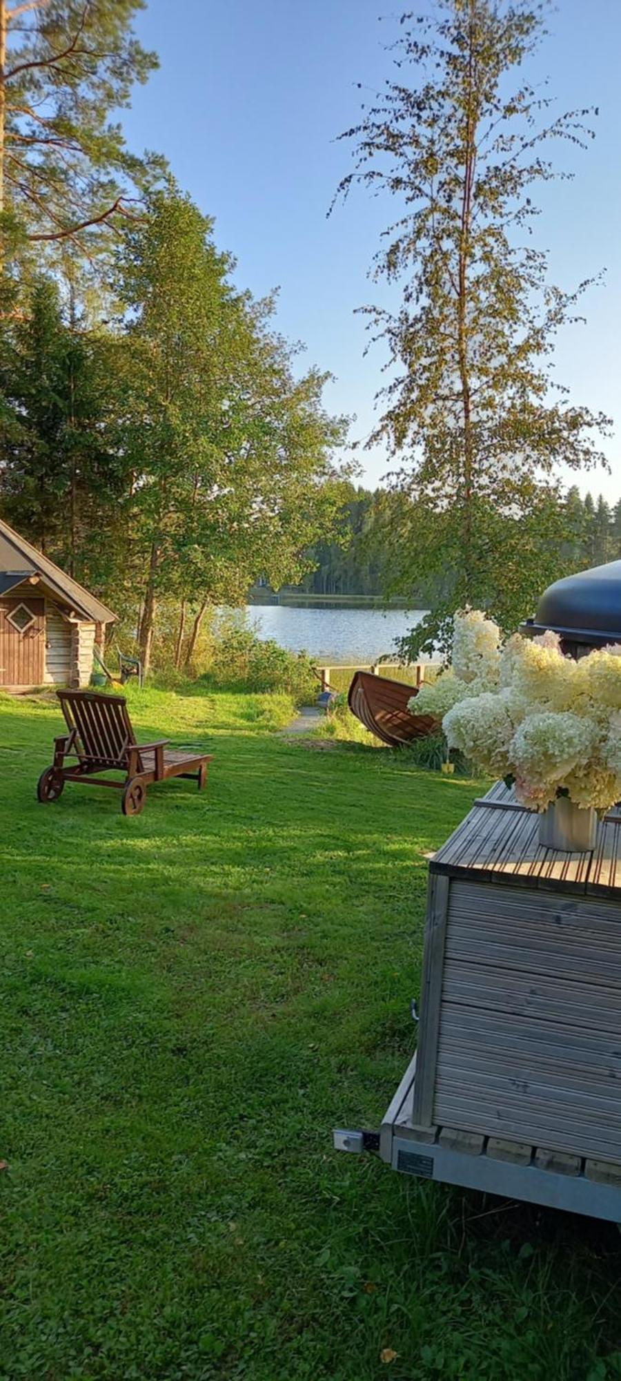Private Lakeside Holiday Property In Nature Kankaanpää 외부 사진
